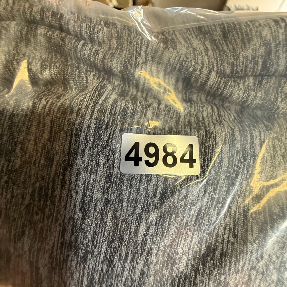 ATHLETA Pacifica Baja Gray Heathered Full Zip‎ Hoodie Long Sleeve Thumbholes XL - Picture 9 of 9